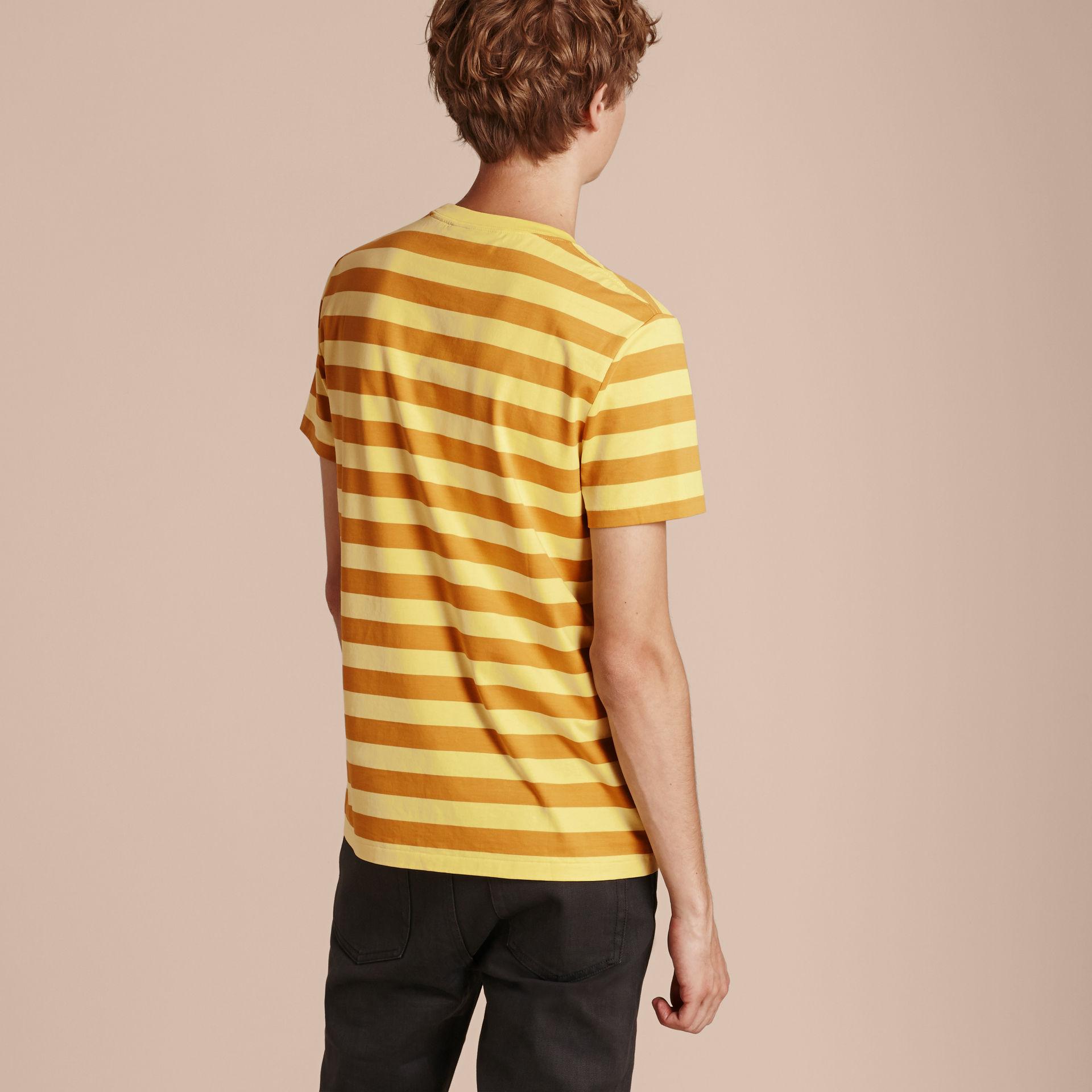 ochre yellow shirt